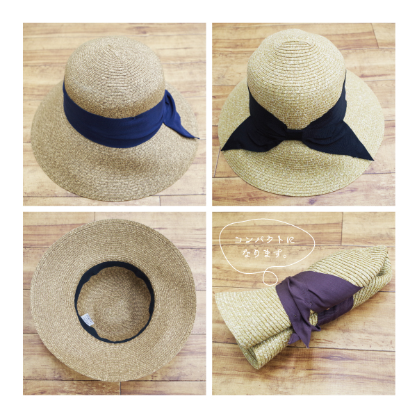 折りたためるつば広ハット jou jou lier |  | 14