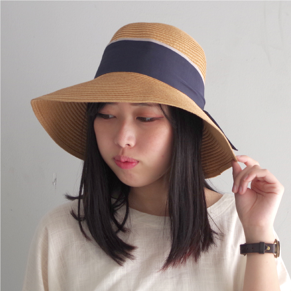 折りたためるつば広ハット jou jou lier |  | 05
