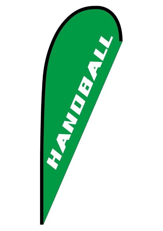 のぼり屋工房 ☆N_pバナー大 29737 HANDBALL 約W1250×H3300mm ポンジ 集客 販促品