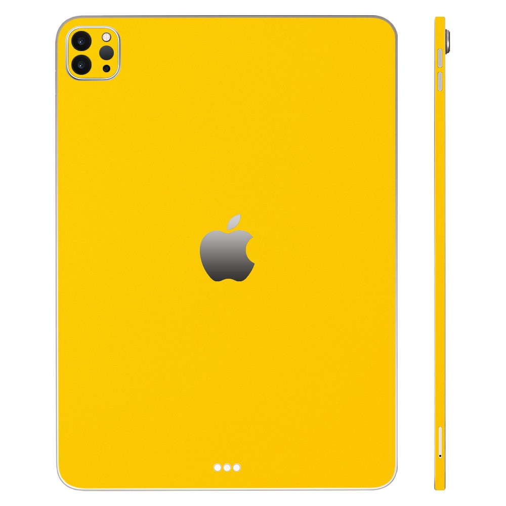 iPad Pro 11インチ 第3世代 第2世代 第1世代 2021 スキンシール ケース カバー フィルム 背面 wraplus イエロー 黄色