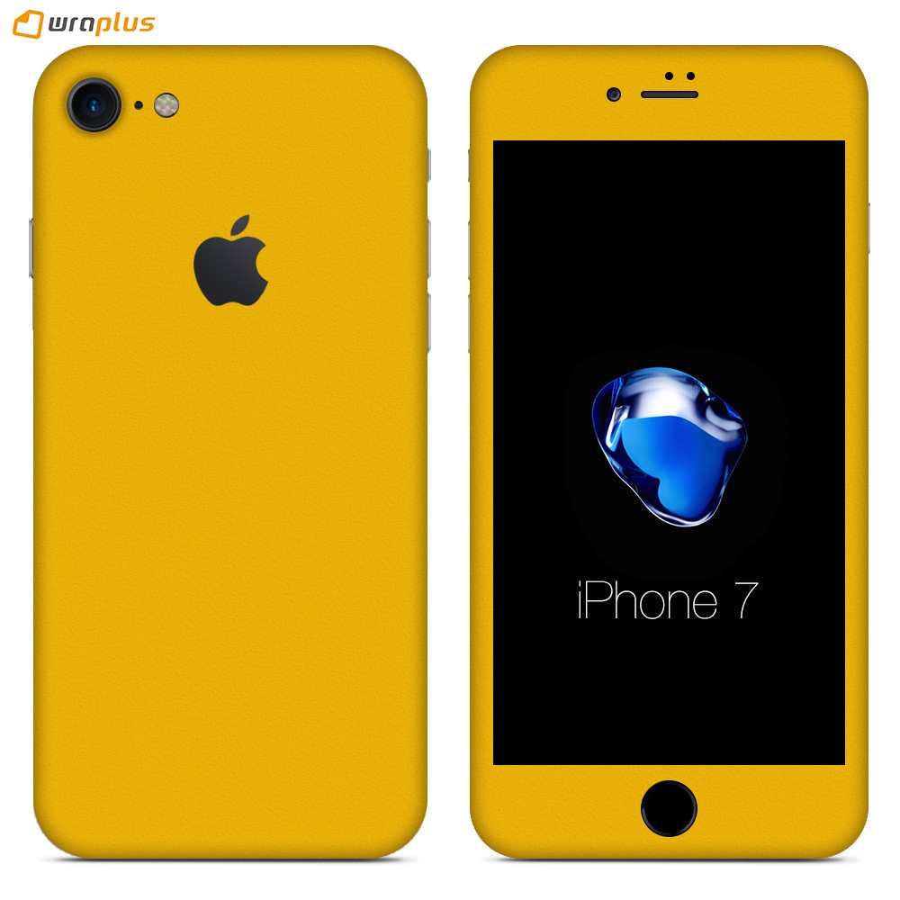 Iphone7 スキンシール 360 タイプ カバー シール ケース 薄い Wraplus 選べる31色 イエロー 黄色 714 Wraplus Online Store 通販 Yahoo ショッピング