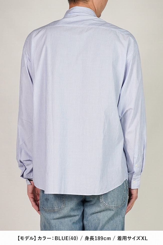 PORTER CLASSIC（ポータークラシック） ROLL UP STRIPE SHIRT ロール