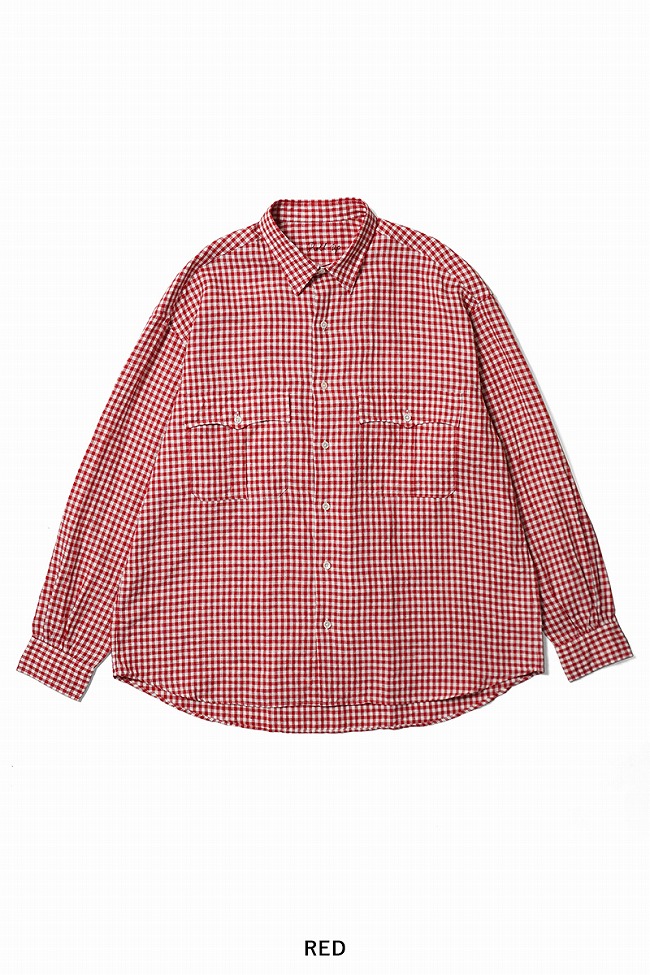 PORTER CLASSIC（ポータークラシック） ロールアップリネンギンガム