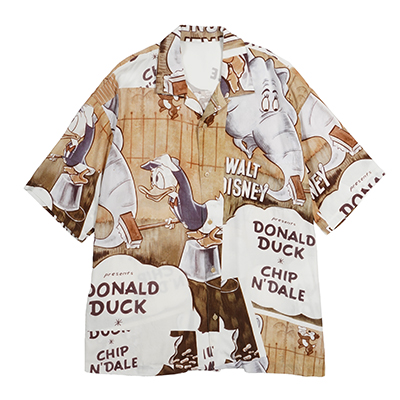 Porter Classic Disney アロハシャツ ドナルド Lサイズ PORTER CLASSIC（ポータークラシック） ディズニービンテージポスター