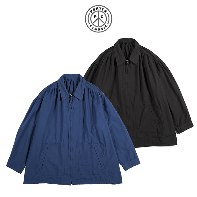 ポータークラシック Porter Classic【正規販売店】WEATHER GATHERED ZIP UP JACKET  ウェザーギャザードジップジャケット PC-026-2655