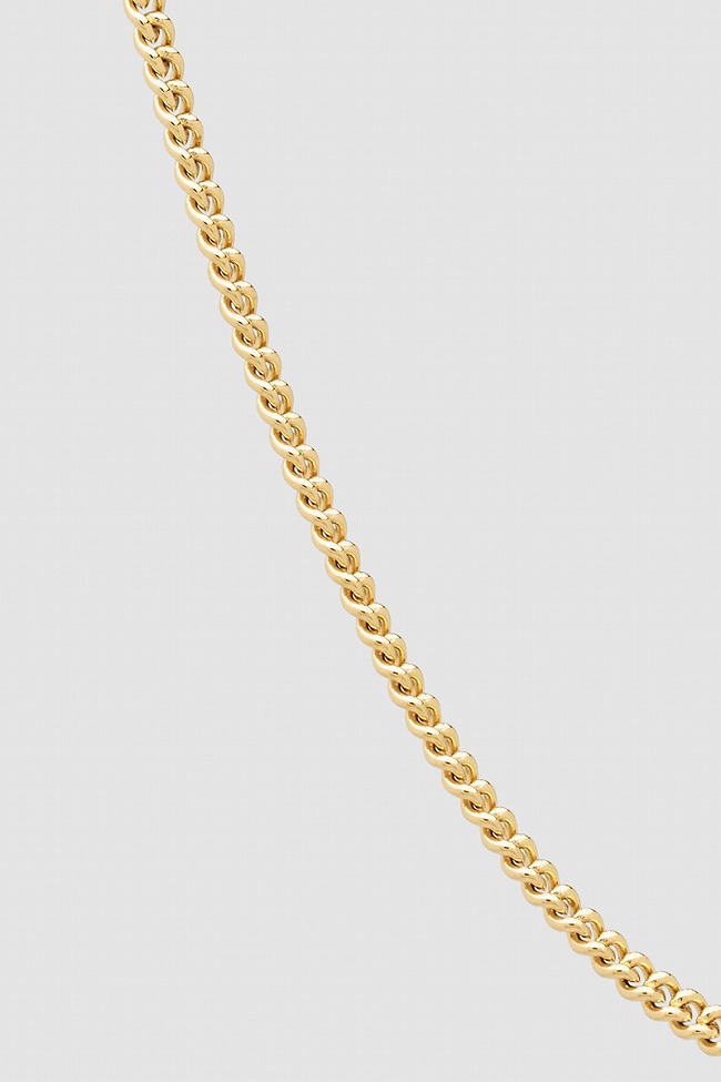 TOMWOOD(トムウッド) Curb Chain Slim Gold カーブチェーンスリム