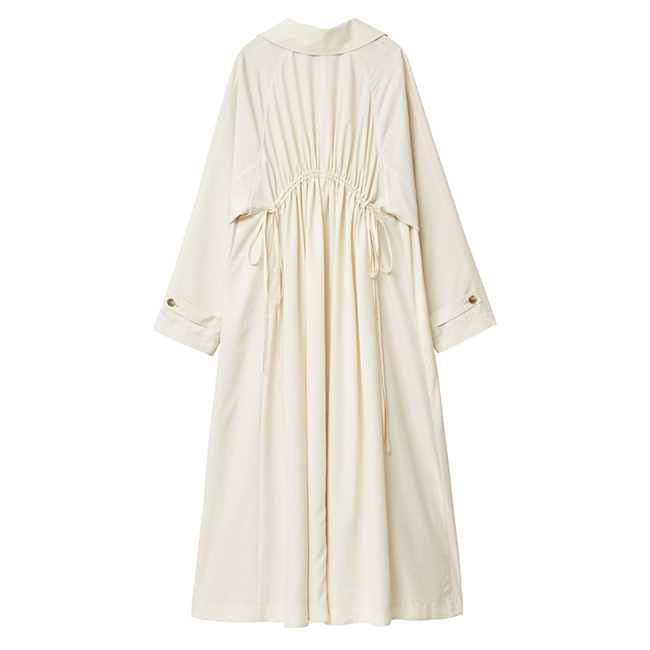 CLANE(クラネ) BACK GATHER DRESS TRENCH COAT バックギャザー