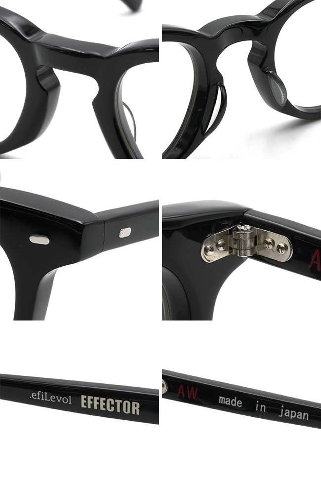 EFFECTOR(エフェクター) AW メガネ エフェクター エーダブリュ－ メガネ コラボ EFFECTOR AW BK (Black)