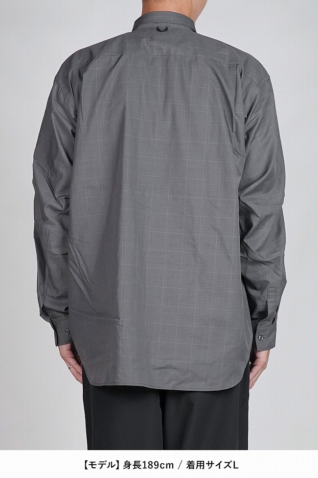 DAIWA PIER39（ダイワ ピア39） TECH REGULAR COLLAR SHIRT L/S GLEN