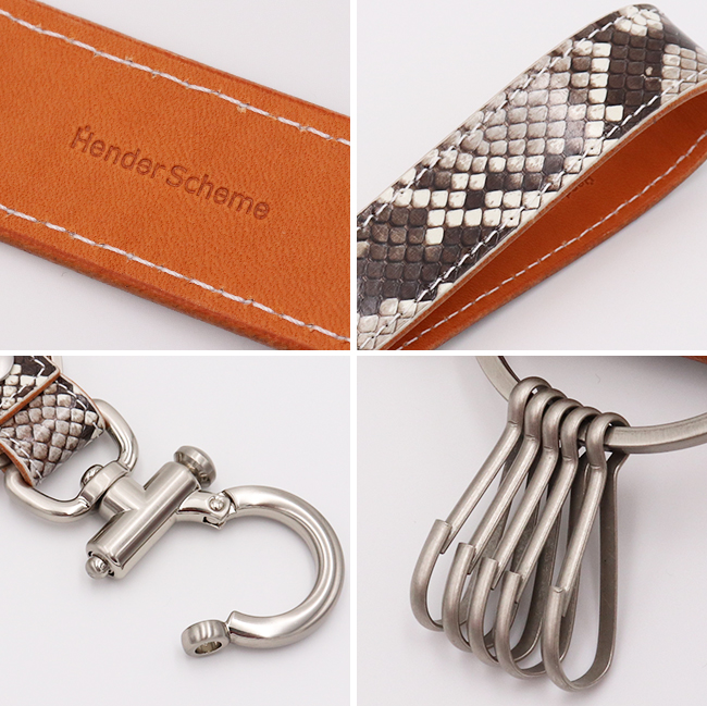 hender scheme key flock パイソン柄 Hender Scheme python key flock - Mens | rroomm onlinestore