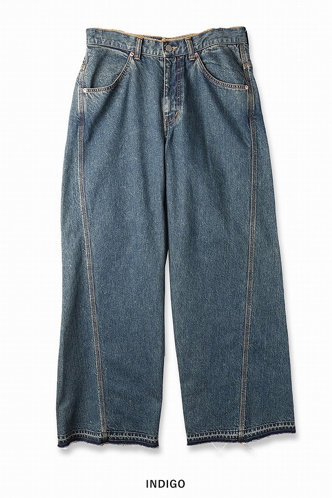 JieDa JieDa(ジエダ) USED 3D WORK DENIM ユーズド3Dワーク