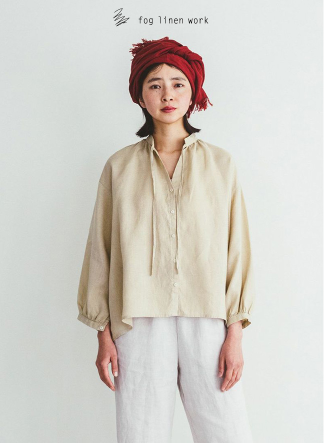 fog linen work フォグリネンワーク MIO TOP IVOIRE ミオ トップ fog linen work フォグリネンワーク MIO TOP IVOIRE ミオ トップ