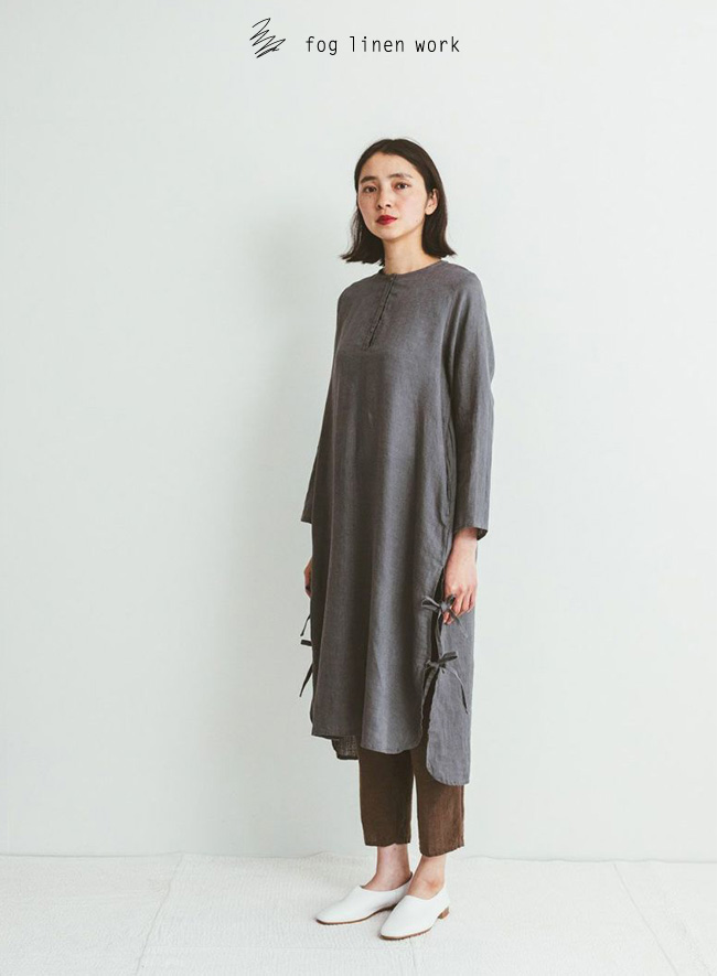 fog linen work（フォグリネンワーク） TUI TUNIC ACIER トゥイ