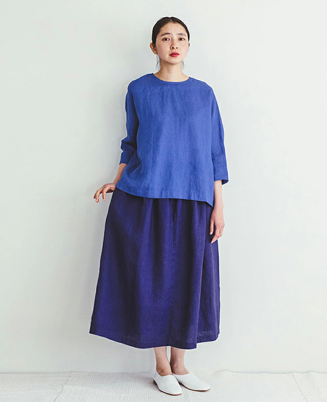 完売品✨フォグリネンワーク　ピエリーナコート　ヘリンボーン　リネン　ブラック 定価2.3万】フォグリネンワーク fog linen work *ピエリーナ