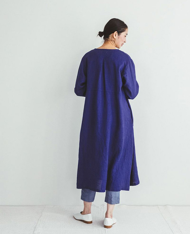 fog linen work(フォグリネンワーク) コトパンツ ブルーアドリア