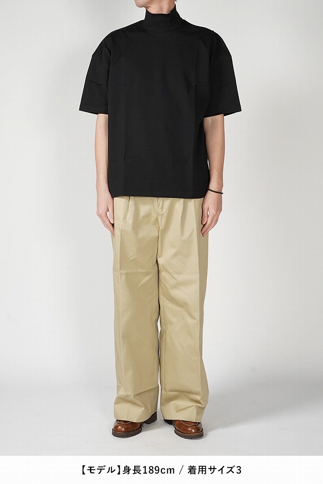 SOFTHYPHEN◆SHOULDER PLEATS BIG TEE/Tシャツ/2/コットン/WHT/無地/MGMCT241507// SOFTHYPHEN SOFTHYPHEN(ソフトハイフン) SHOULDER PLEATS HIGH