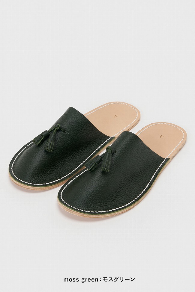Hender Scheme エンダースキーマ レザースリッパ leather slipper mj 