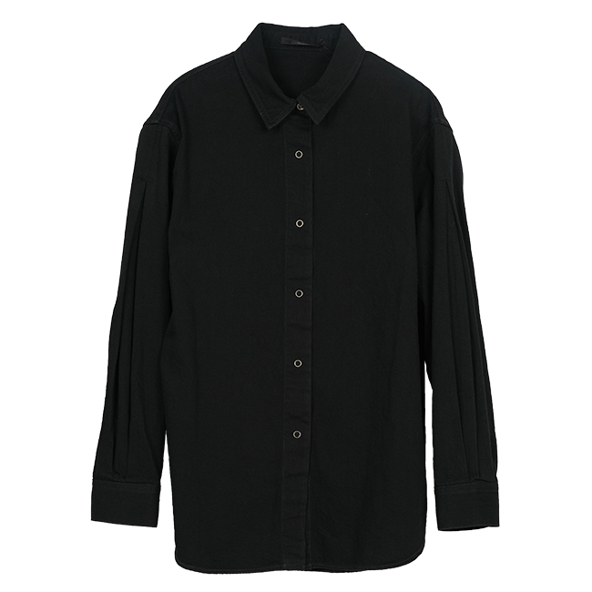 Munich（ミューニック） 8ozウォッシュデニムタックスリーブシャツ