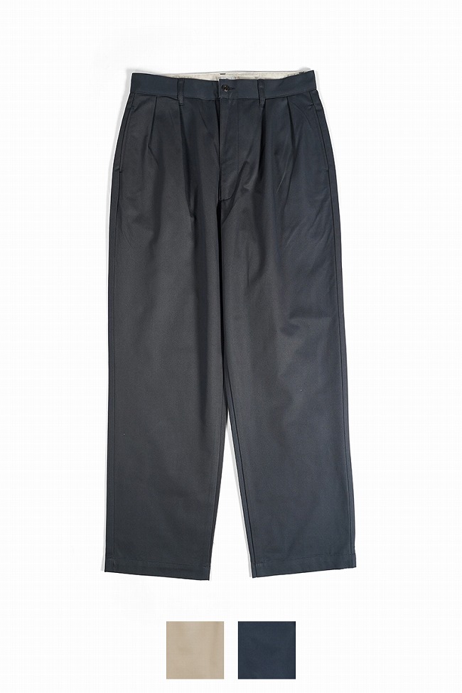 CIOTA（シオタ） 2 Tuck Chino Cloth Pants 2タックチノクロスパンツ