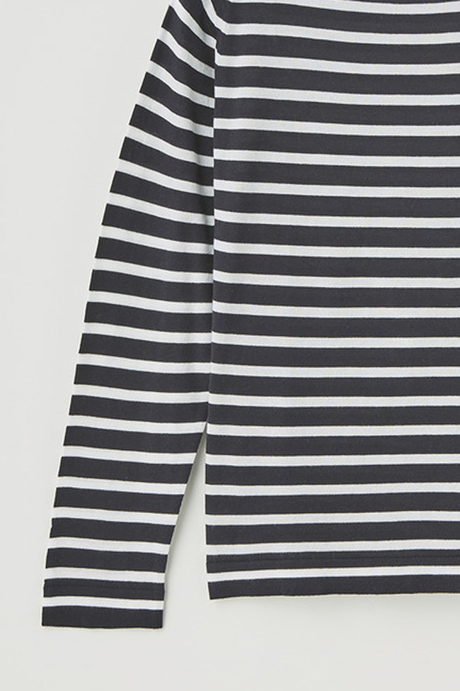 JOHN SMEDLEY（ジョンスメドレー） レディース 30G 長袖 ボーダー