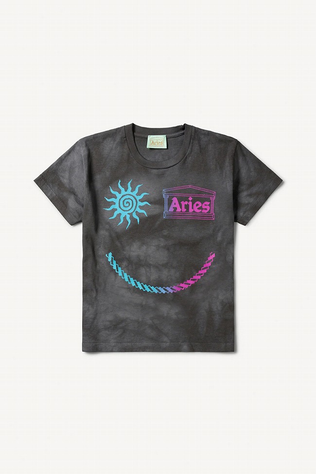 新品 Aries ロゴ zip tee Tシャツ ARIES（アリーズ） Grunge Happy Dude SS Tee グランジハッピー