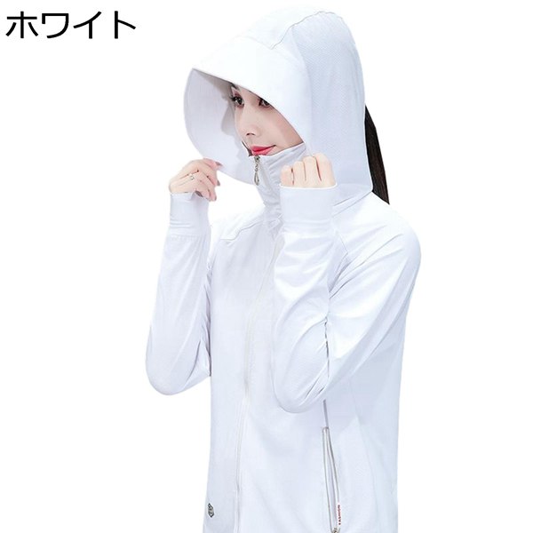 パーカー 日焼け止め服 レディース 無地 大きつば ラッシュガード 指穴付き フード付き Upf50 ジップアップ 柔らかい ストレッチ Bmt8brejn8 マリンスポーツ Valleymill Com