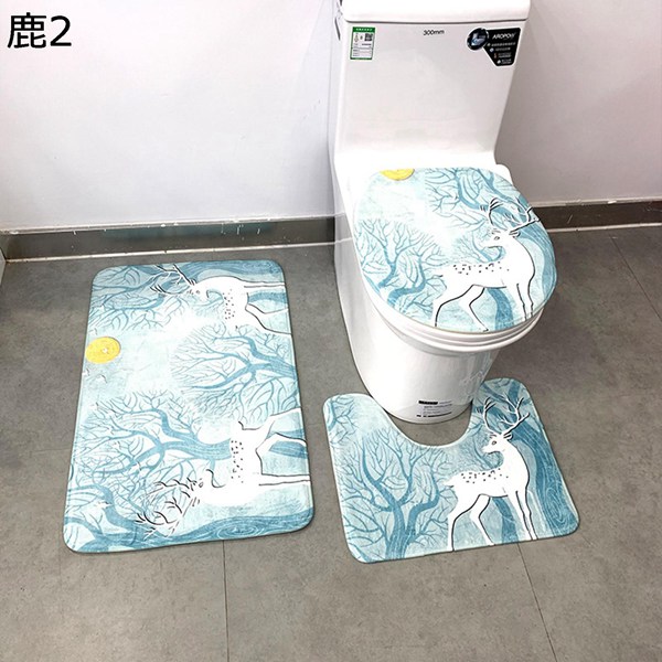 爆買い送料無料 拭けるマットシリーズ 三愛繊維 トイレマット チェッカー 60cm×100cm トイレ