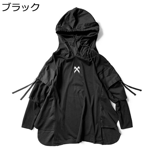 大きいフード付き メンズ ウインドブレーカー サイバーパンク カッコイイ パーカー ゆったり ゴシック ファッション 重ね着 春秋服 無地 Wyra9a7e5 ライオン通販 通販 Yahoo ショッピング