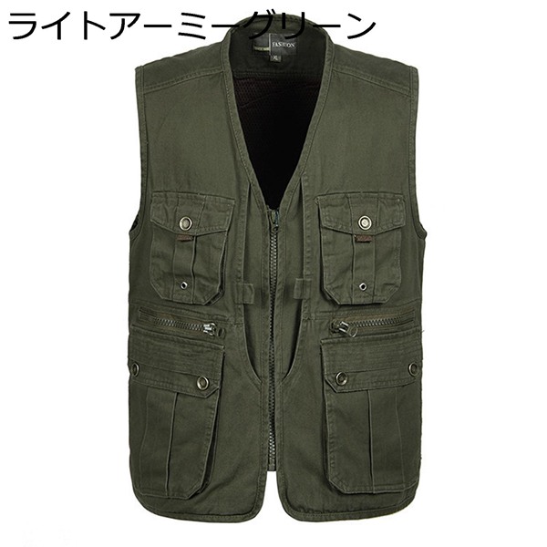 人気ショップ トップス ベスト フィッシングベスト アウトドア キャンプ 多機能 アウトドア キャンプ ベスト アウトドアベスト 多機能 オールシーズン カメラマンベスト フィッシングベスト コットン 作業着 ミリタリー Www Threeriversofs Com