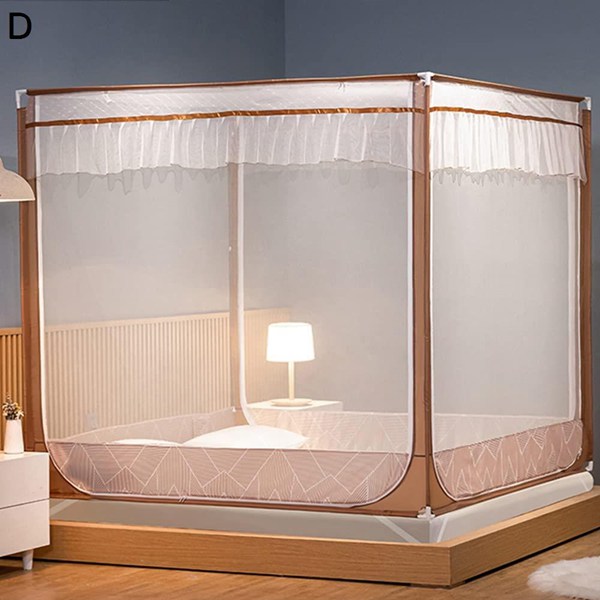蚊帳 底付き シングルベッド用 ダブルベッド 3ドア設計 かや 密度が 