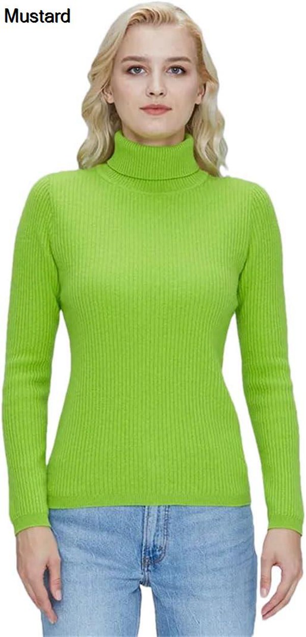 100% メリノウールタートルネック女性セータージャンパーファムニットプルオーバーカシミヤセーター