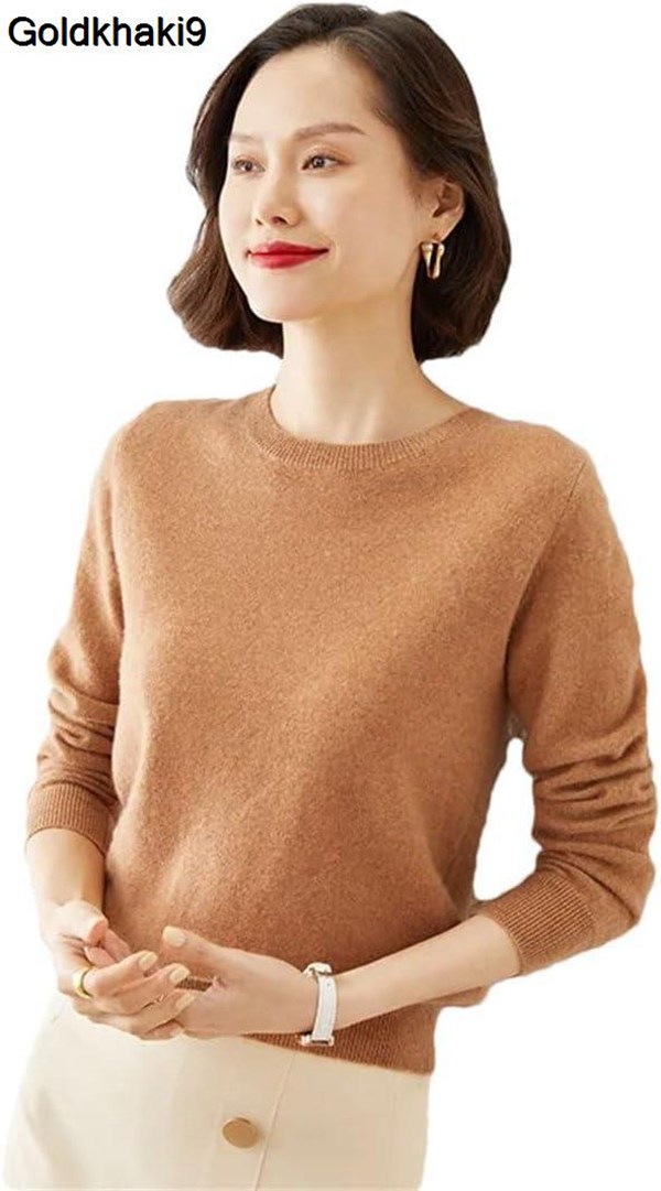 女性セーター O ネックソリッドプルオーバー暖かいスリムボトリングシャツ長袖ファムセーター