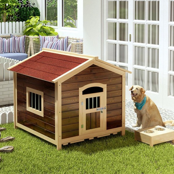 犬小屋 屋外用 中型犬 大型犬 ドッグハウス 休憩所 グリーン 持ってる 犬用ベッドマット 簡単組立 通気性 ハウス 犬用 ケージ 大型