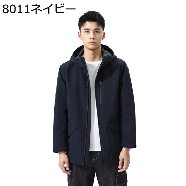 60 Off 中綿ジャケット ジャケット メンズ 綿服 冬 厚手 秋冬 防寒着 フード付き あったか アウター 厚手 中綿入り ブルゾン ダウンコットン 中綿コート カラー 8011ネイビー Avia Russia Com