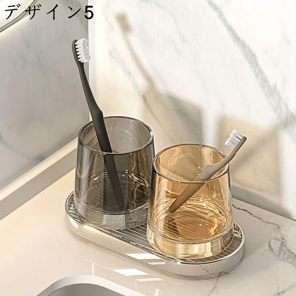 歯ブラシスタンド 歯ブラシたて 置き型 デザイン6 おしゃれ 洗面所 