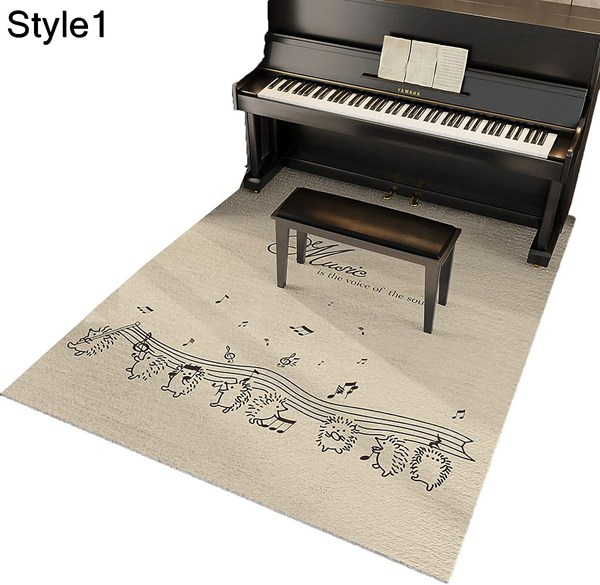 ピアノ防音マット アップライトピアノカーペットプロテクター防音滑り止めラグドラムパッド 厚さ12mm 楽器アクセサリー (Color :｜wrsmstore4｜02