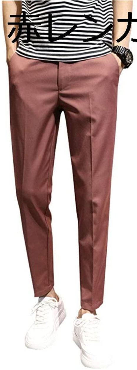 メンズ ビジネススラックス カジュアル ロングパンツ 紳士 スーツパンツ デーパートパンツ スリム ...