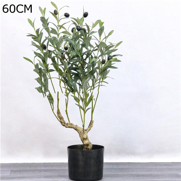 人工観葉植物 鉢植え 60/90CM オリーブ オシャレ 世話いらず 大型