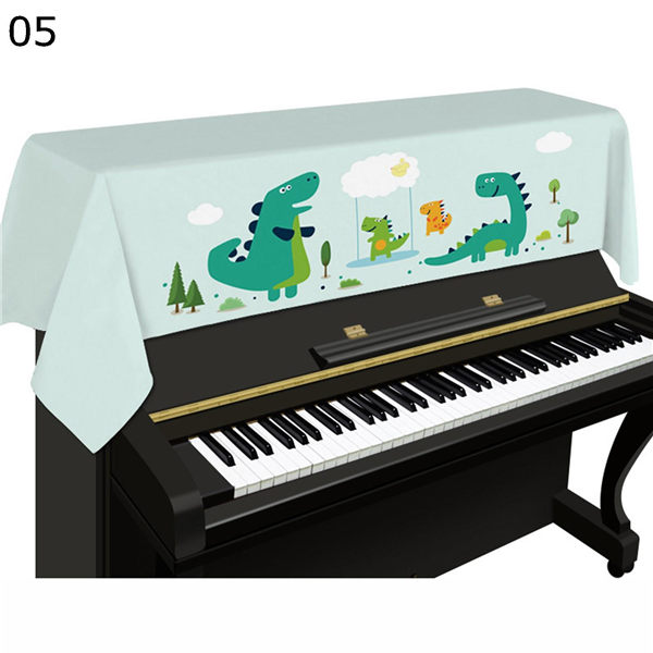 ピアノカバー 電子ピアノ用 猫柄 ウサギ柄 可愛い ピアノカバー アップライト 230cm*90cm 静電気防止 エレガント 防塵 洗濯可能 デジタル｜wrsmstore4｜06