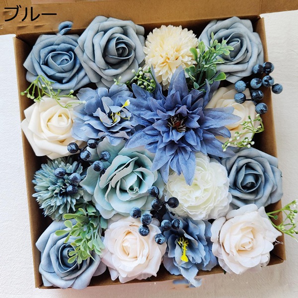 青いバラ（造花、アートフラワー）の商品一覧 | 花、ガーデニング 通販