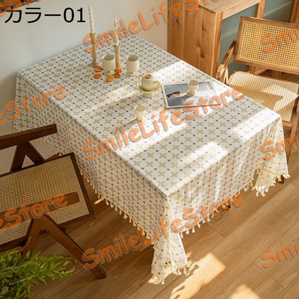 テーブルクロス ポリエステル アウトドア 正方形 120×120cm 北欧風 キッチン ダイニングテーブル コーヒーテーブル 食事テーブル｜wrsmstore5｜02