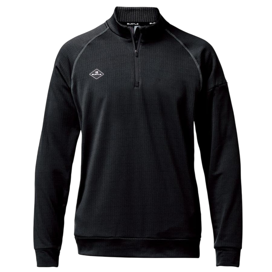 バートル　ハーフジップシャツ　4113 アンダーレイヤーシャツ　吸汗速乾　 ストレッチ　制電ケア　消臭　ユニセックス BURTLE　保温 | BURTLE | 02