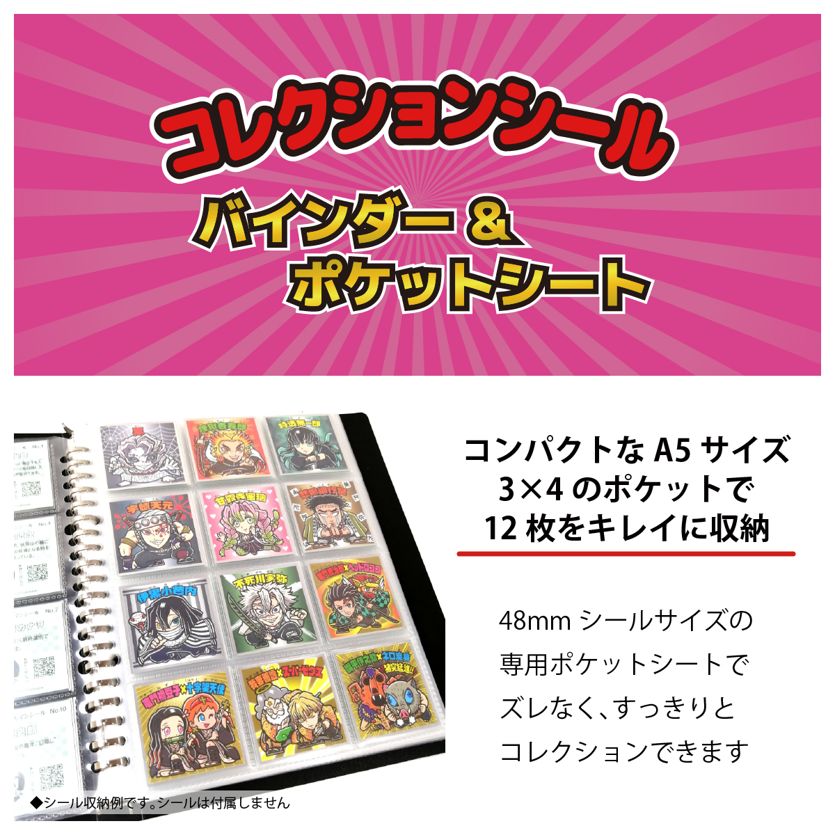 ビックリマンシール A5 ファイル (60枚収納) バインダー＆ポケット