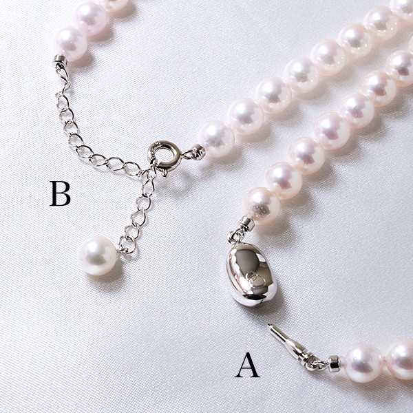 美品☆田崎真珠☆K18YG☆アコヤ真珠ベビーパールネックレス+K18クリッカー