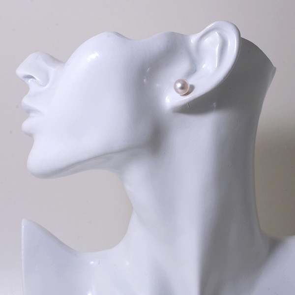 オーロラ天女ピアス8.3mm ｜ 真珠ネックレス専門店一生物あこや