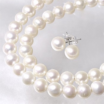januka パ－ルイヤリング　K18 2点セット januka（ヤヌカ) Twin Pearl Earring(single) M | パール