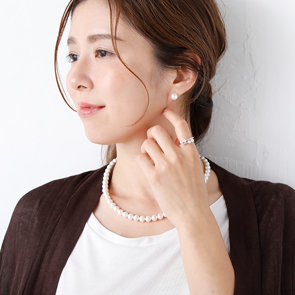 楽天市場】【送料無料】K18YG/YG/WG アコヤパール