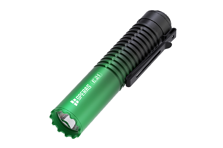 【SPERAS E21】[送料無料]小型軽量 強力LED懐中電灯 高輝度ledミニハンディライト フラッシュライト[米国Luminous SST40 LED]WUBEN(株)カスタム |  | 01