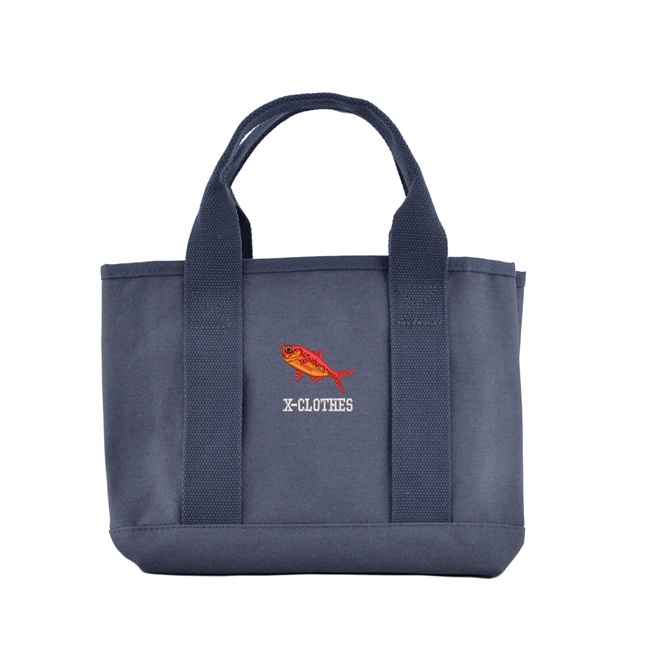 動物鳥魚 刺繍 オリジナル ワンポイント 仕分け上手 ミニトートバッグ