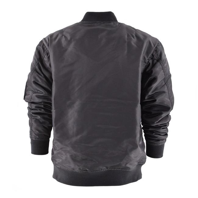 中綿 オリジナル 刺繍 MA-1  ジャケット ミリタリー メンズ ワンポイント ブルゾン ワーク　アウトドアウェア 和柄 黒 ブラック ネイビー｜x-clothes｜16